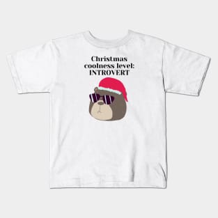 Introvert Christmas Coolness Kids T-Shirt